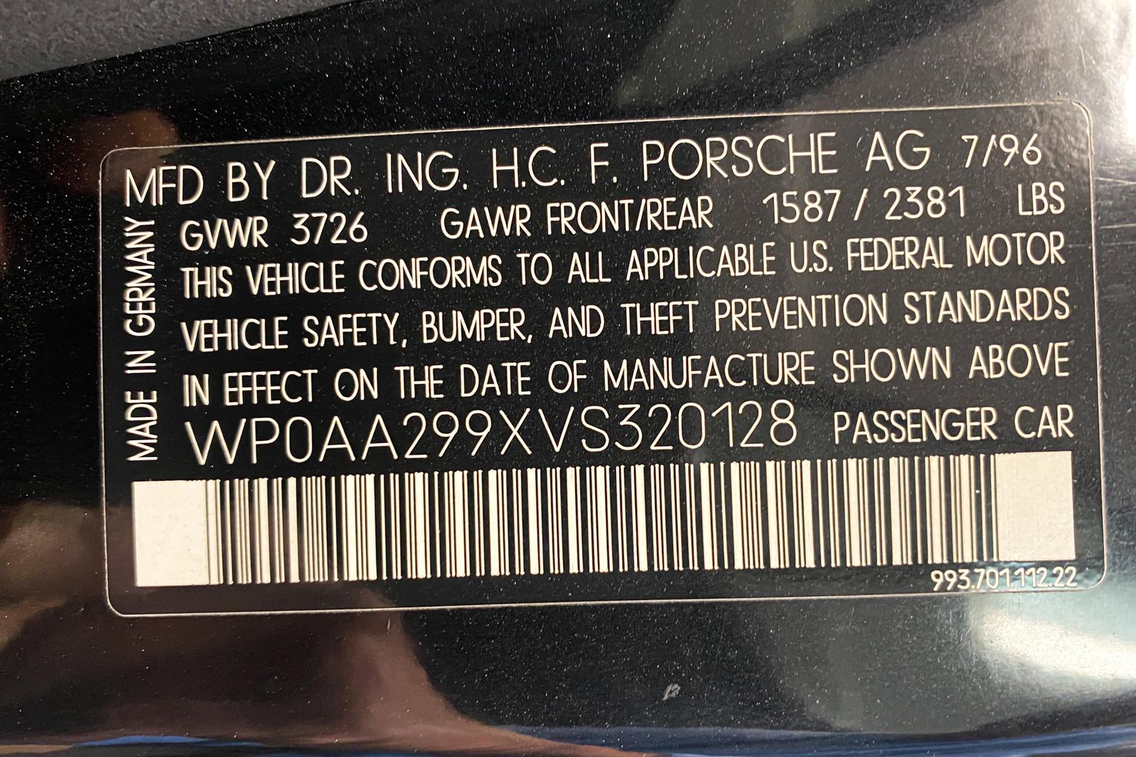 1997 Porsche 911
