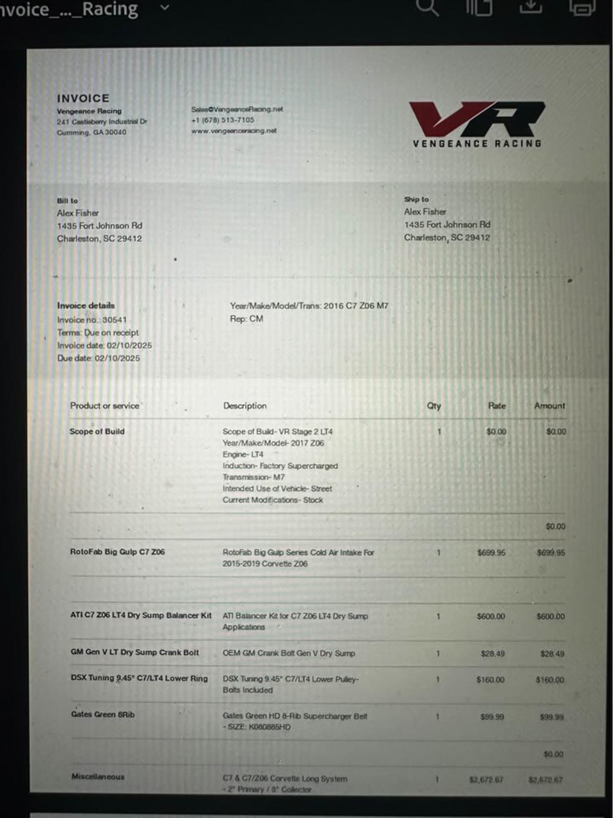 2016 Chevrolet Corvette Z06