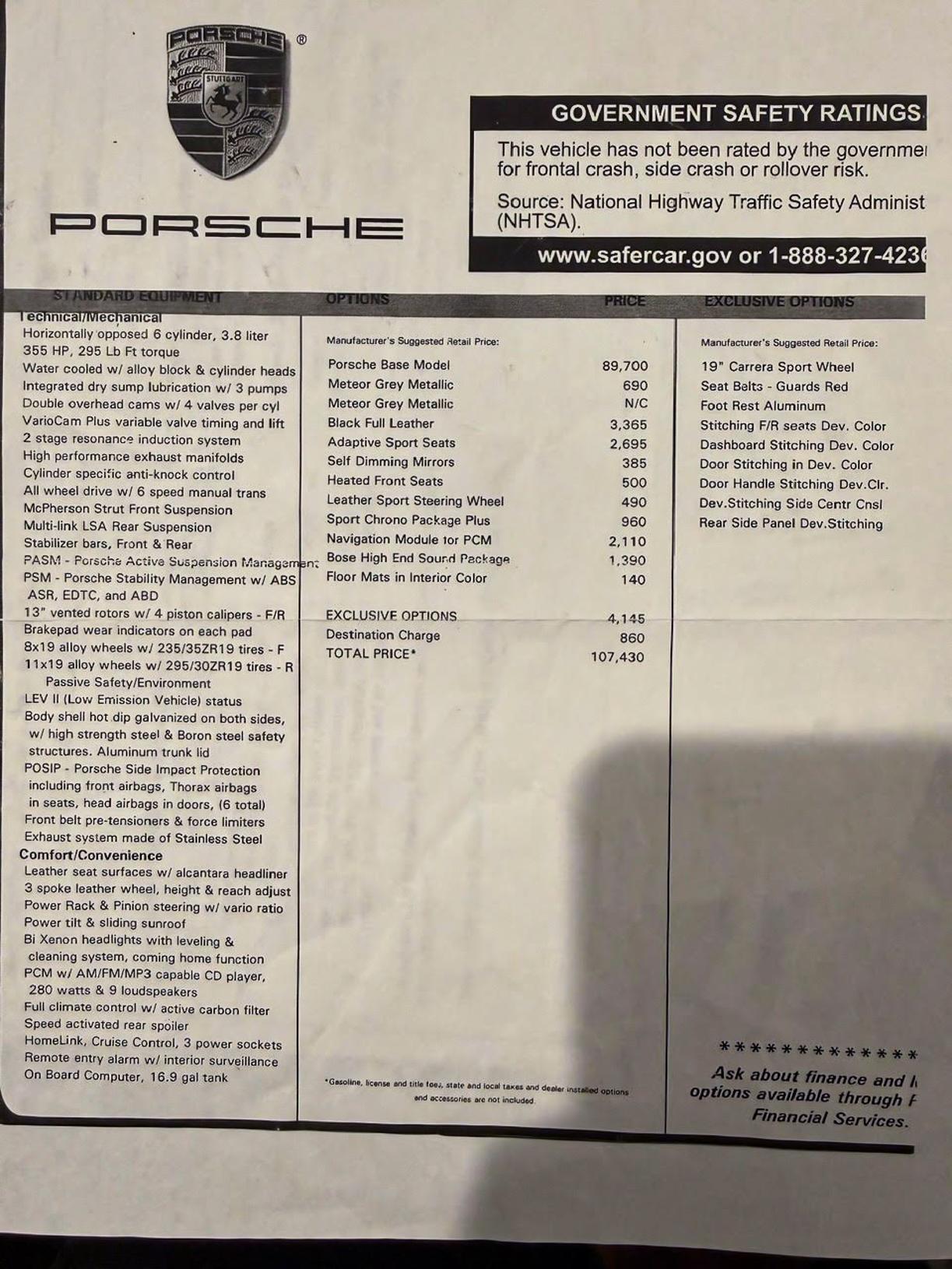 2008 Porsche 911 4S