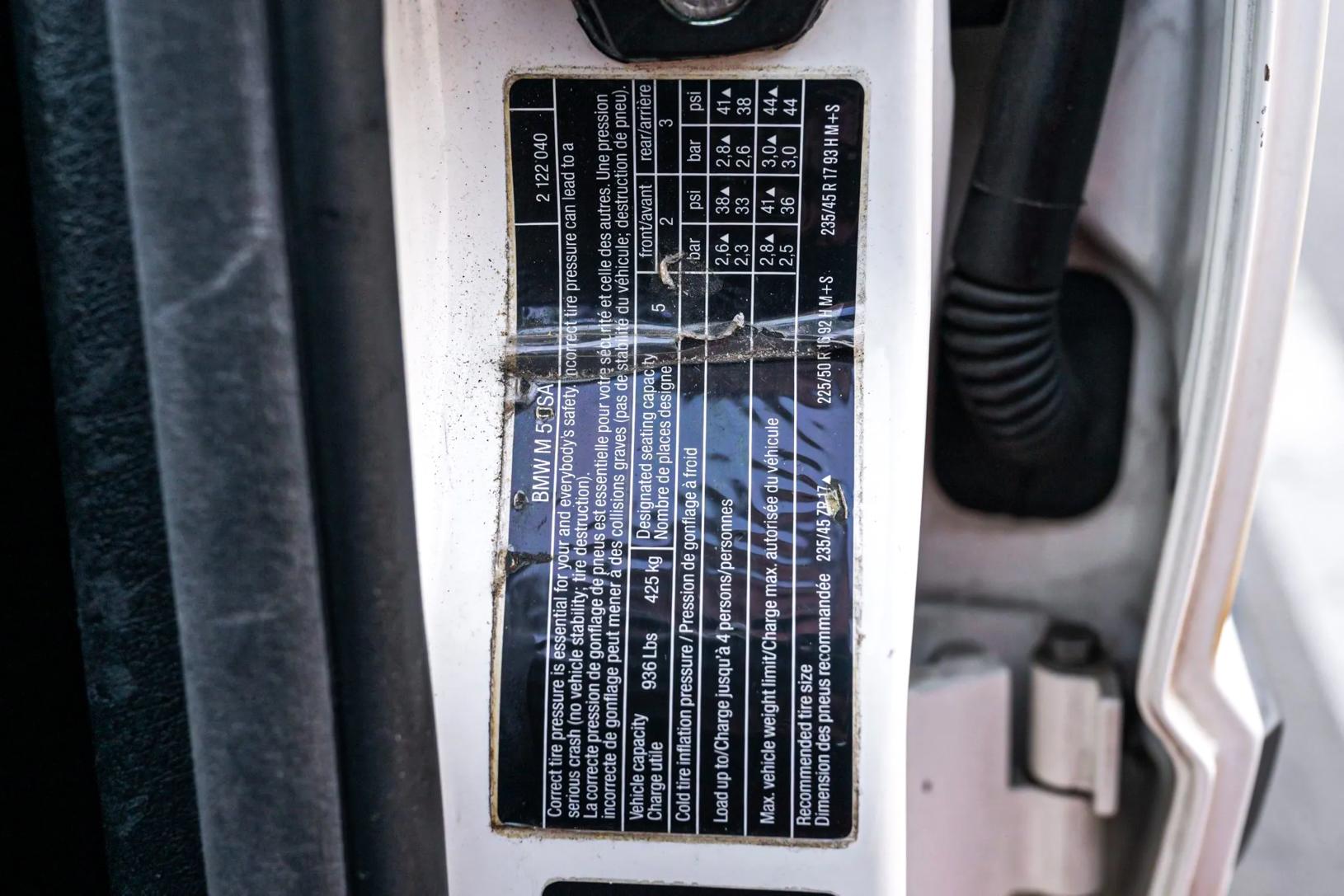 1991 BMW M5