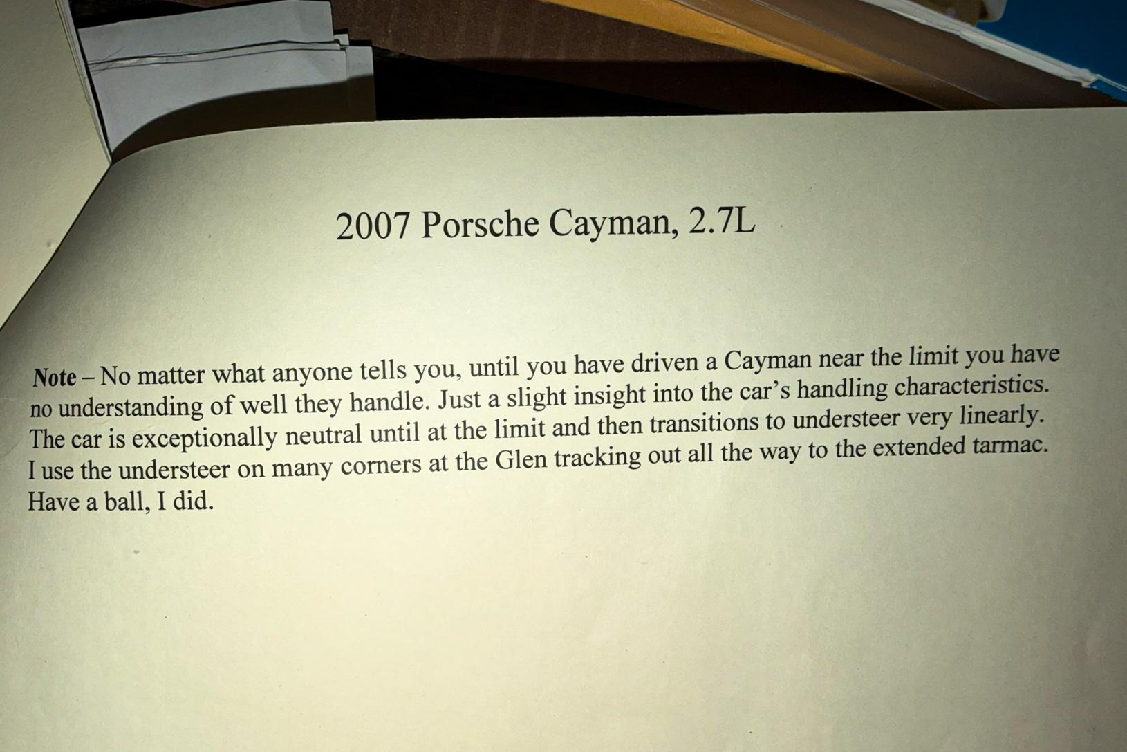 2007 Porsche Cayman '3.8 Swap'