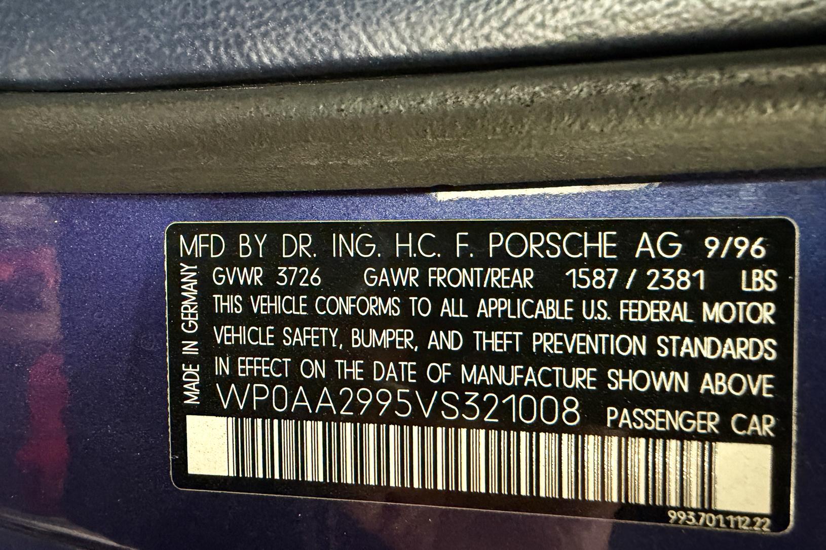 1997 Porsche 911